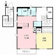 フォーサイト出仲間 B棟の間取り画像