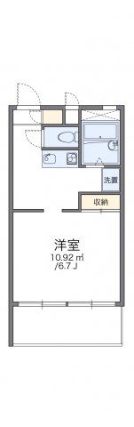 レオパレスプレシオEの間取り画像