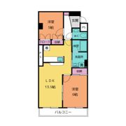 フォンテーヌⅠの間取り画像