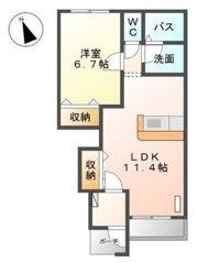 フィオリスタ アンジェラの間取り画像