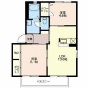 グランシード中川Bの間取り画像
