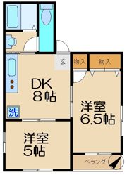 クライムハイツAの間取り画像