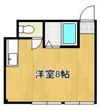 コーポ石田の間取り画像