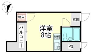 サンハイツ六甲の間取り画像