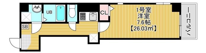 Brun Court Minamisenjuの間取り画像