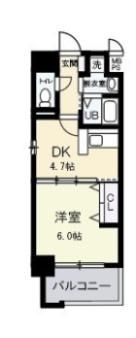 ブランクレール谷町の間取り画像