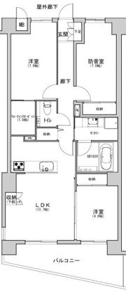 ファイブレジデンス西緑丘の間取り画像
