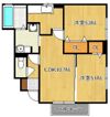 リバーパーク徳吉東 A棟の間取り画像