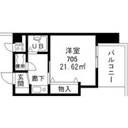 ∞中之島アンフィニの間取り画像