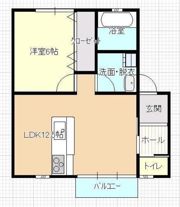 アルカンジュ鳥羽の間取り画像