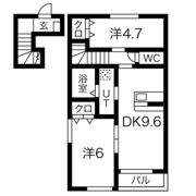 DEAR COURT Aの間取り画像