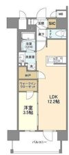 ソルレヴェンテ北堀江Qの間取り画像