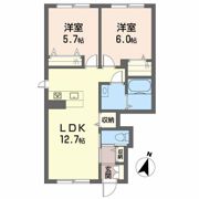 ベイローレル Ⅰ棟の間取り画像