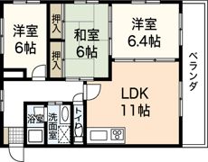 コリーヌ・ヴェール（Colline Vert）の間取り画像
