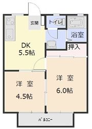 パナハイツ ウィングの間取り画像