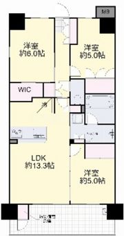 ブランシエラ岡山の間取り画像