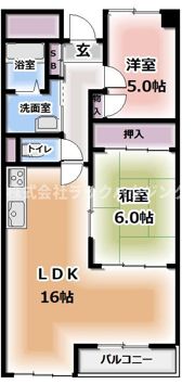 ラポート大日の間取り画像