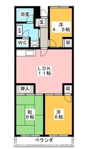 ベルドミール小田原の間取り画像