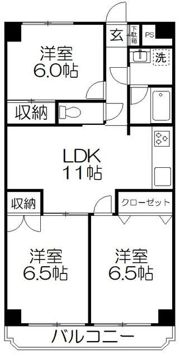 リバーサイドコートの間取り画像