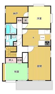 新町3丁目貸家の間取り画像