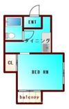カメゾン南昭和の間取り画像