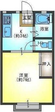 グリーンヒル内海Aの間取り画像
