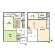 夏見台戸建の間取り画像