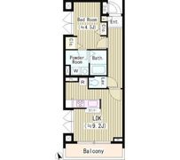 スクエア赤塚の間取り画像