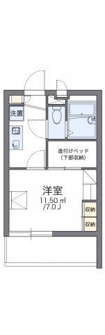 レオパレスプラスパ平田の間取り画像