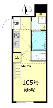 インベスト自由が丘の間取り画像