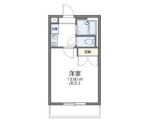 レオパレス中島の間取り画像