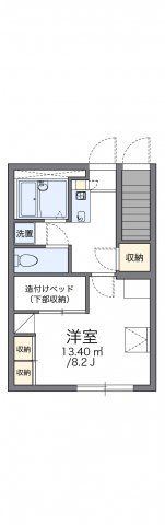 レオパレス晴屋の間取り画像