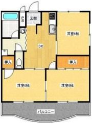 メゾン菊寿台の間取り画像