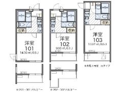 クレイノ久里浜KEIの間取り画像