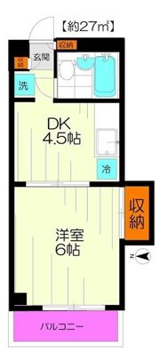 山晴第二ビル（3）の間取り画像