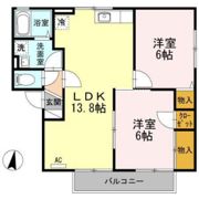 アゼリア土井 A棟の間取り画像