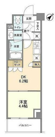 バウスフラッツ品川大井町の間取り画像
