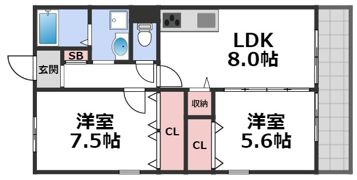エレガンス川上の間取り画像