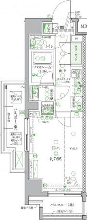 クレヴィスタ板橋西台Ⅱの間取り画像