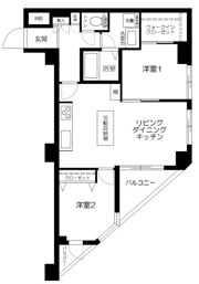 メナー代田の間取り画像