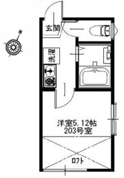 メモリエひばりが丘Ⅱの間取り画像