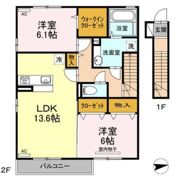 A＆M朝生田 A棟の間取り画像