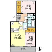 ピラール菊陽 Ⅰ棟の間取り画像