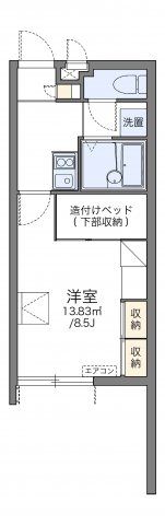 レオパレス首里城下町の間取り画像