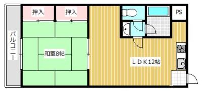大ケイハイツの間取り画像