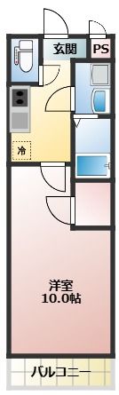 フジパレス吹田ウエストⅢ番館の間取り画像