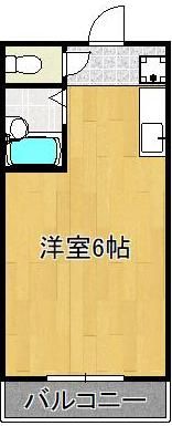 レジデンス歯科大前の間取り画像