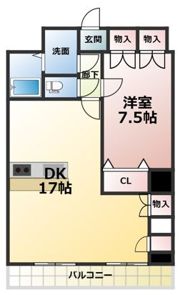 グランドールオオニシの間取り画像