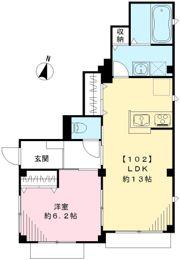 ソラーナ新宿の間取り画像