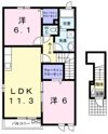 ラプレの間取り画像